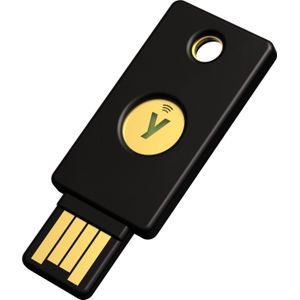 Yubico - YubiKey 5 - Beveiliging van Notebooks - Zwart - Materiaal: Kunststof