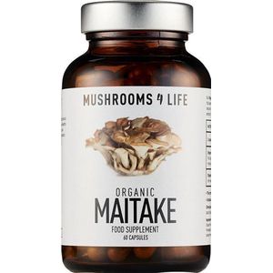 Mushrooms4Life - Maitake Capsules - Antioxidanten - Biologisch - 60 Stuks