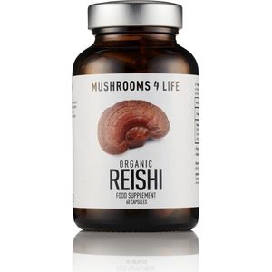 ReishiMushrooms4Life - Reishi - Voedingssupplement - Rood - 100% Vruchtlichaam