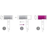 Diva - Pro Atmos Sleeve - Wild Raspberry - Geschikt voor Diva Pro Atmos Dryer