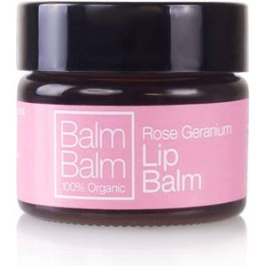 Balm Roze Geranium Organic Lip Balm, 15 Ml