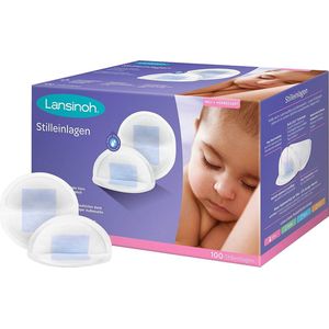 Lansinoh - Bluelock Wegwerp Borstcompressen - 100 Stuks - Extra Dun - Absorberend