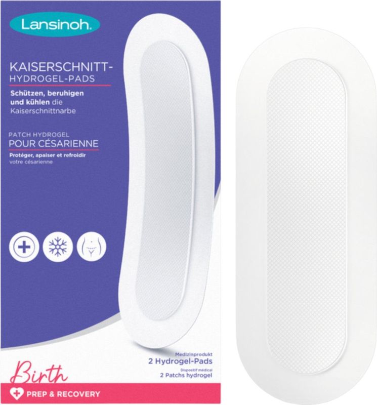 Lansinoh - Hydrogel Keizersnede Patch - Verkoelend - Hypoallergeen - Latexvrij