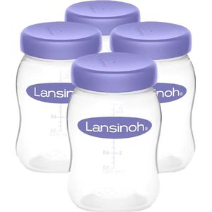 Lansinoh Breastmilk Storage Bottles containers voor voedingswaren 4x160 ml