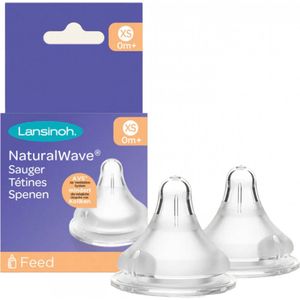 Lansinoh - Natural Wave - Speen - 2 Stuks - Zacht Siliconen