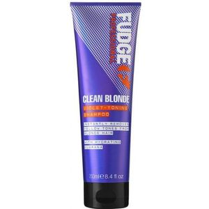 Fudge Clean Blonde Violet Toning Shampoo - 250 ml