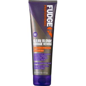 fudge Clean Blonde Damage Rewind Violet-Toning Shampoo 250 ml