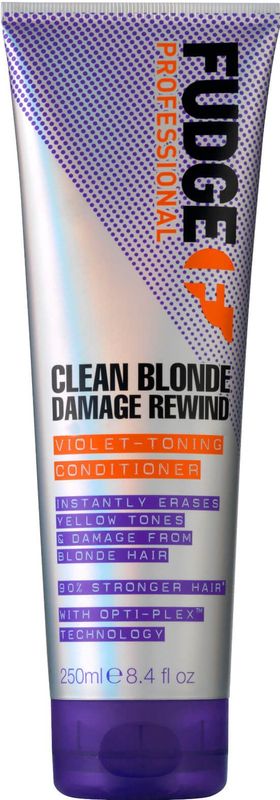 Fudge - Clean Blonde Damage Rewind - Conditioner - Violet - 250 ml
