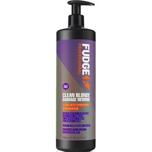 Fudge Clean Blonde Damage Rewind Violet Toning Shampoo 1.000 ml