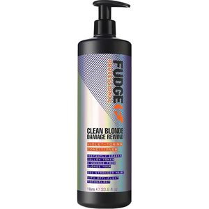 Fudge Clean Blonde Damage Rewind Violet-Toning Conditioner - 1000 ml