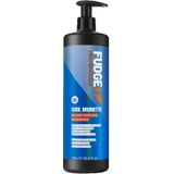 Fudge Cool Brunette Blue Toning Shampoo 1000 ml - Normale shampoo vrouwen - Voor Alle haartypes