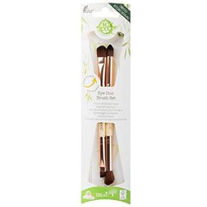 So Eco - Duo Brush Set - Oogmake-up Borstels - Zwart - Synthetisch