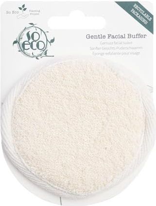 So Eco - Gentle Facial Buffer - Gezichtsbuffer - Natuurlijke Loofah en Katoen