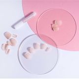 Nail HQ - Square French Nails - 24 Stuks - Inclusief 2 ml Lijm