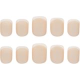 Nail HQ - Square French Nails - 24 Stuks - Inclusief 2 ml Lijm