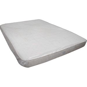 Matras-beschermhoes, opberghoes voor matrassen, extra sterk, met kleefsluiting, King Size 254 x 198 x 37 cm, matrasfolie voor verhuizing, opslag, matrasverpakking