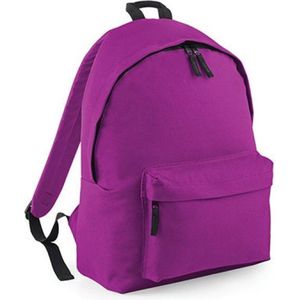 Original Fashion Backpack/Rugzak BagBase - 18 Liter Magenta