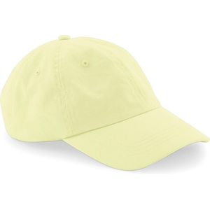 Senvi Beechfield Low Profile 6 Panel Dad Cap Pastel Lemon