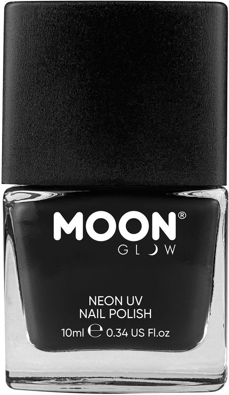 Moon Glow Pastel Neon UV Nail Polish Black 14ml
