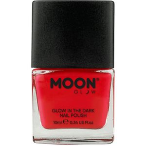 Glow-In-The-Dark Nagellak - Rood - Fluorescerend - UV-reactief