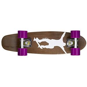 Ridge Unisex Youth Cruiser Maple Hout Mini Number One Skateboard, lila, 56 cm
