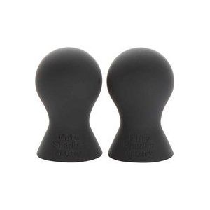 Fifty Shades Nipple Suckers - Siliconen Tepelzuigers - Zwart