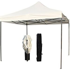 All Seasons Gazebos 3x3m volledig waterdicht vouwpaviljoen - crèmekleurig