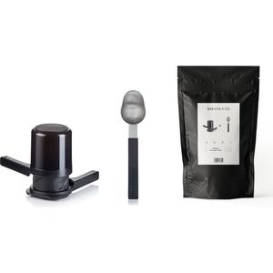 Barista & Co - Modern Brewing Twist Press 2.0 met Scoop Spoon Giftset - Kunststof - Zilver