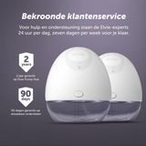 Elvie Pump  Dubbele Elektrische Borstkolf - Draagbaar - Hands-free - Geluidsloos - incl. 4 flessen