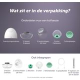 Elvie Pump  Dubbele Elektrische Borstkolf - Draagbaar - Hands-free - Geluidsloos - incl. 4 flessen