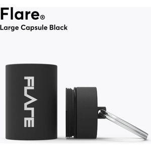 Flare Audio - Large Capsule - Sleutelhanger - Zwart - Aluminium