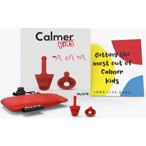 Flare Audio - Calmer Kids - Oordoppen - Rood