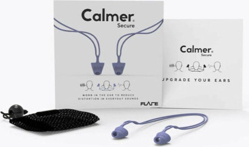 Flare Audio - Calmer Secure - Paars - Siliconen - Comfortabel en Veilig