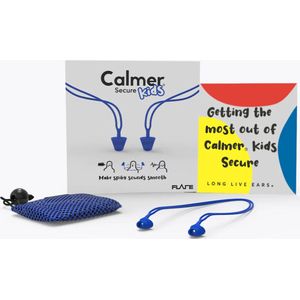 Calmer Secure Kids - Oordoppen - Blauw - Vermindert Stress en Geluidsoverlast