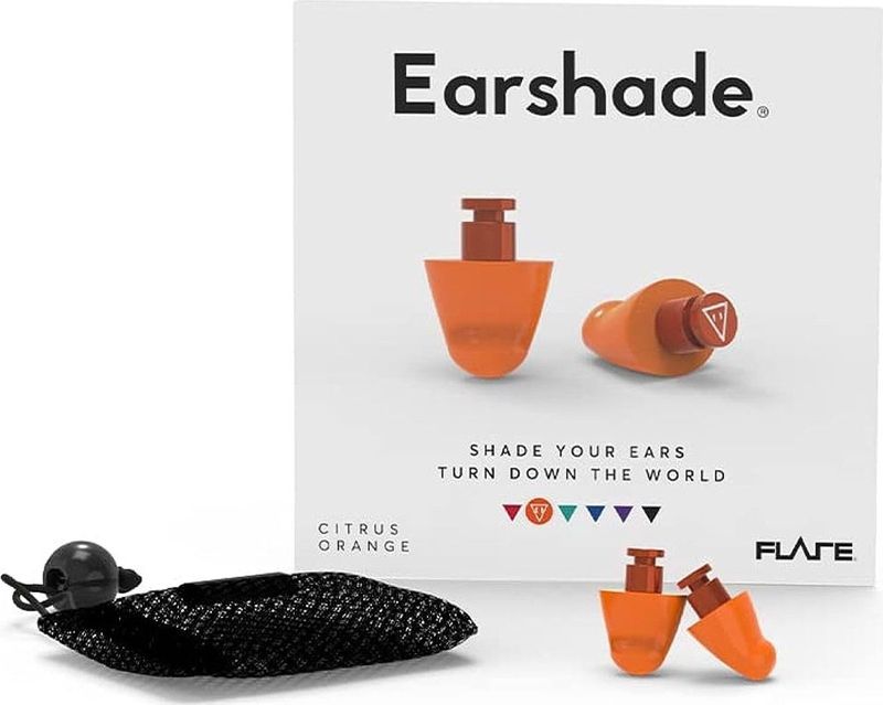 Flare Audio Earplug Earshade Citrus Orange