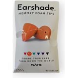 Flare Audio Earshade memory foam tips citrus orange