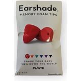 Flare Audio Earshade memory foam tips Postbox Red
