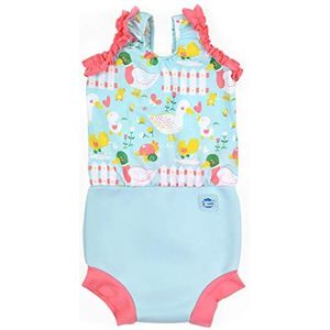 Splash About Happy Nappy Luier Badpak voor babymeisjes, Little Ducks, 12-24 Maanden
