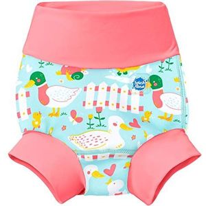 Splash About Happy Nappy Herbruikbare Zwemluier, Little Duck, 0-3 Maanden