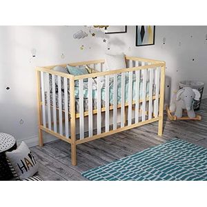 Ledikant Baby,Babybed,Babybedje,Kinderbed 120 x 60 cm + matras van aloë vera-schuim