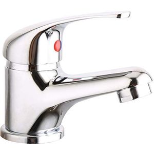 VeeBath Eco/Prima Mono Wastafel Mengkraan Badkamer Wastafel Wastafel Eengreeps Messing Mengkraan met Pop Up Afval - Chroom