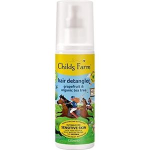 Childs Farm Hair Detangler Spray voor Makkelijk doorkambaar Haar voor Kinderen Grapefruit & Organic Tea Tree 125 ml