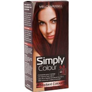 Mellor & Russell - Simply Colour - Haarkleuring - 6.6 Echt Rood