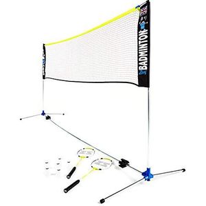 ZSIG Familie Badminton Set - 10m Net, Rackets, Shuttles