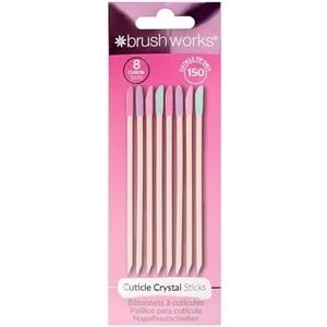 brushworks Cuticle Crystal Sticks 8 st