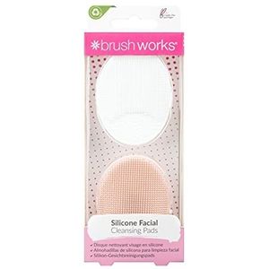Brushworks - Silicone Cleansing Pads - Exfoliërende Reiniging Pads - 2 st