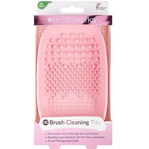 brushworks - HD Brush Cleaner Palette - 1 st - Zwart - Silicone