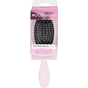 Brushworks Oval Detangling Brush Haarborstel 1 st