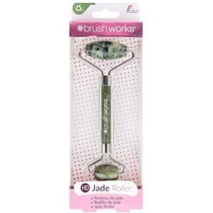Brushworks HD Jade Roller massageroller voor Gezicht en Ogen 1 st