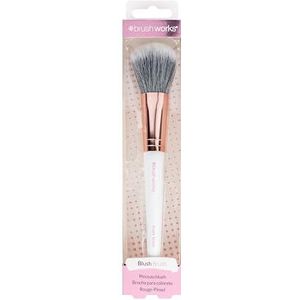 Brushworks - White & Gold Blush Brush - 1 Stuk - Synthetisch